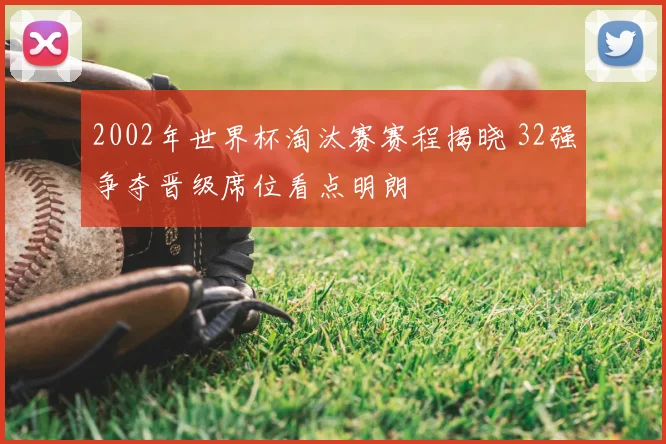 2002年世界杯淘汰赛赛程揭晓 32强争夺晋级席位看点明朗