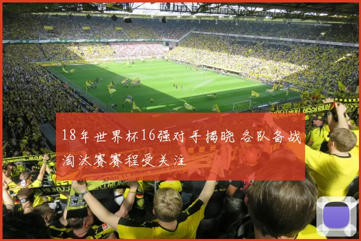 18年世界杯16强对手揭晓 各队备战淘汰赛赛程受关注